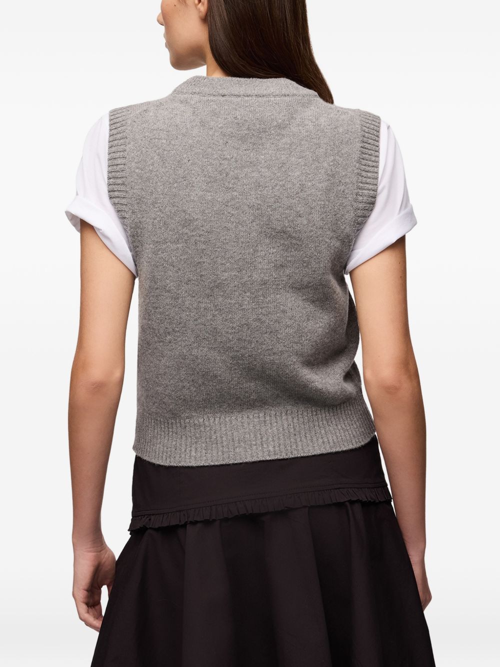 Vest with flowers A1180017 920 GANNI