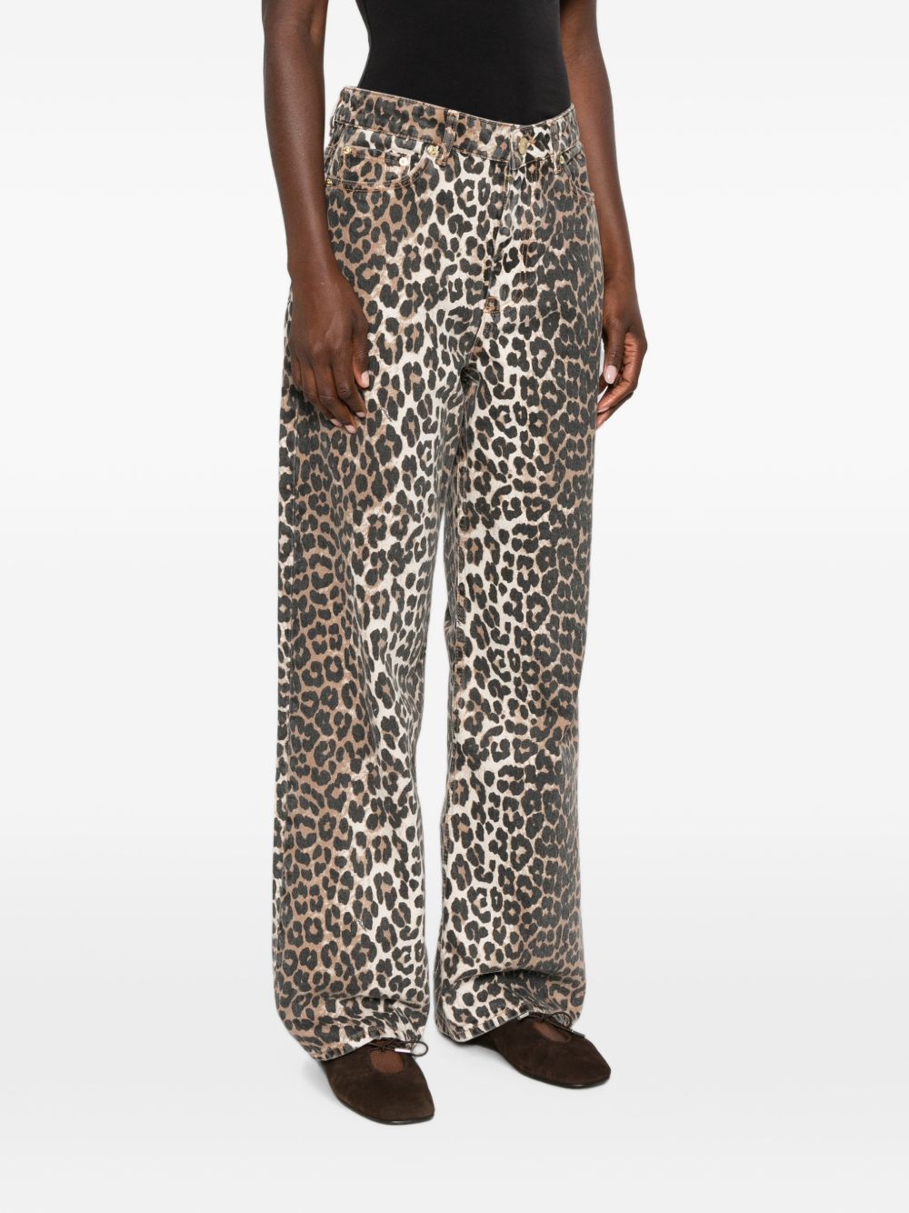 Wide-leg jeans A1190039 859 GANNI