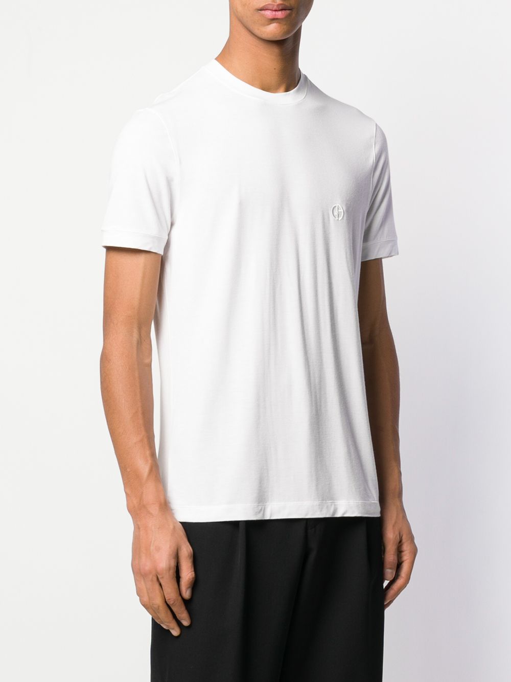 ASV stretch viscose jersey T-shirt 3GST52 SJP4ZU090 GIORGIO ARMANI