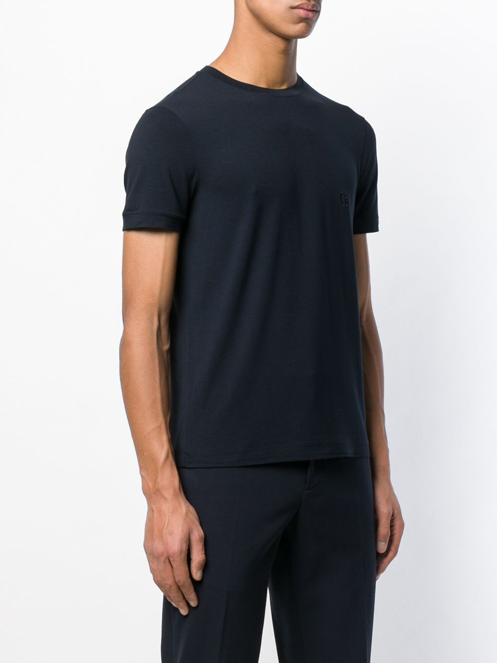 ASV stretch viscose jersey T-shirt 3GST52 SJP4ZUBSG GIORGIO ARMANI