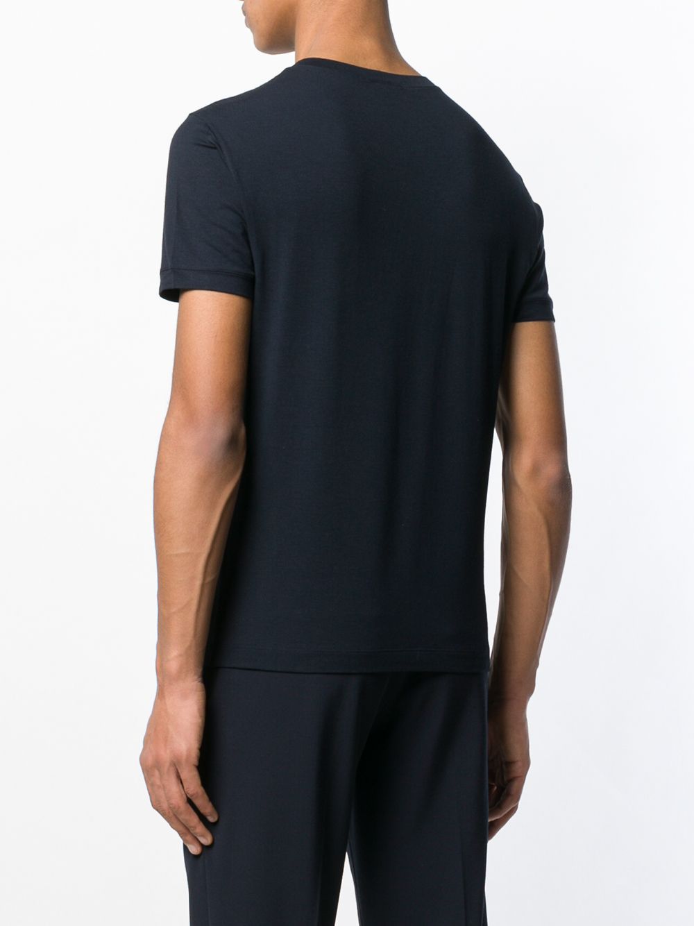 ASV stretch viscose jersey T-shirt 3GST52 SJP4ZUBSG GIORGIO ARMANI
