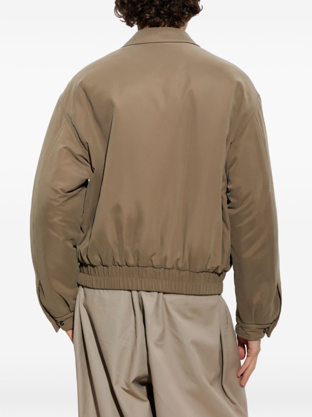 insulated collared bomber jacket GM004452 TE23790U6189 GIORGIO ARMANI