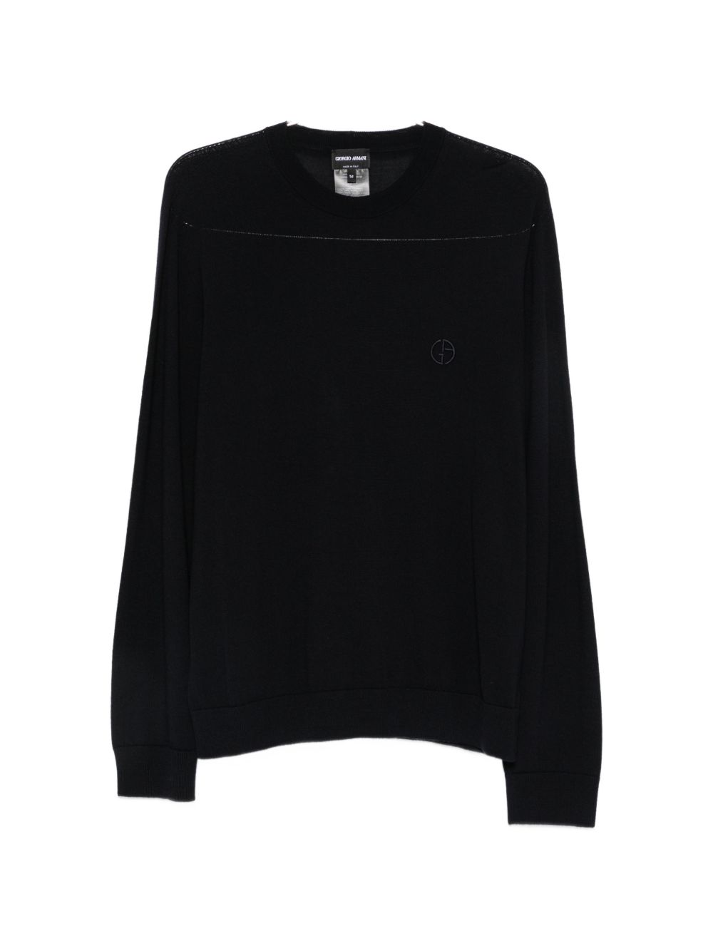 GA-logo embroidered sweater GM004535 AF28169U8139 GIORGIO ARMANI