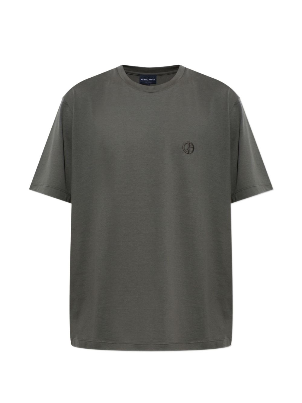 embroidered-logo T-shirt GM004657 TE18291U8092 GIORGIO ARMANI