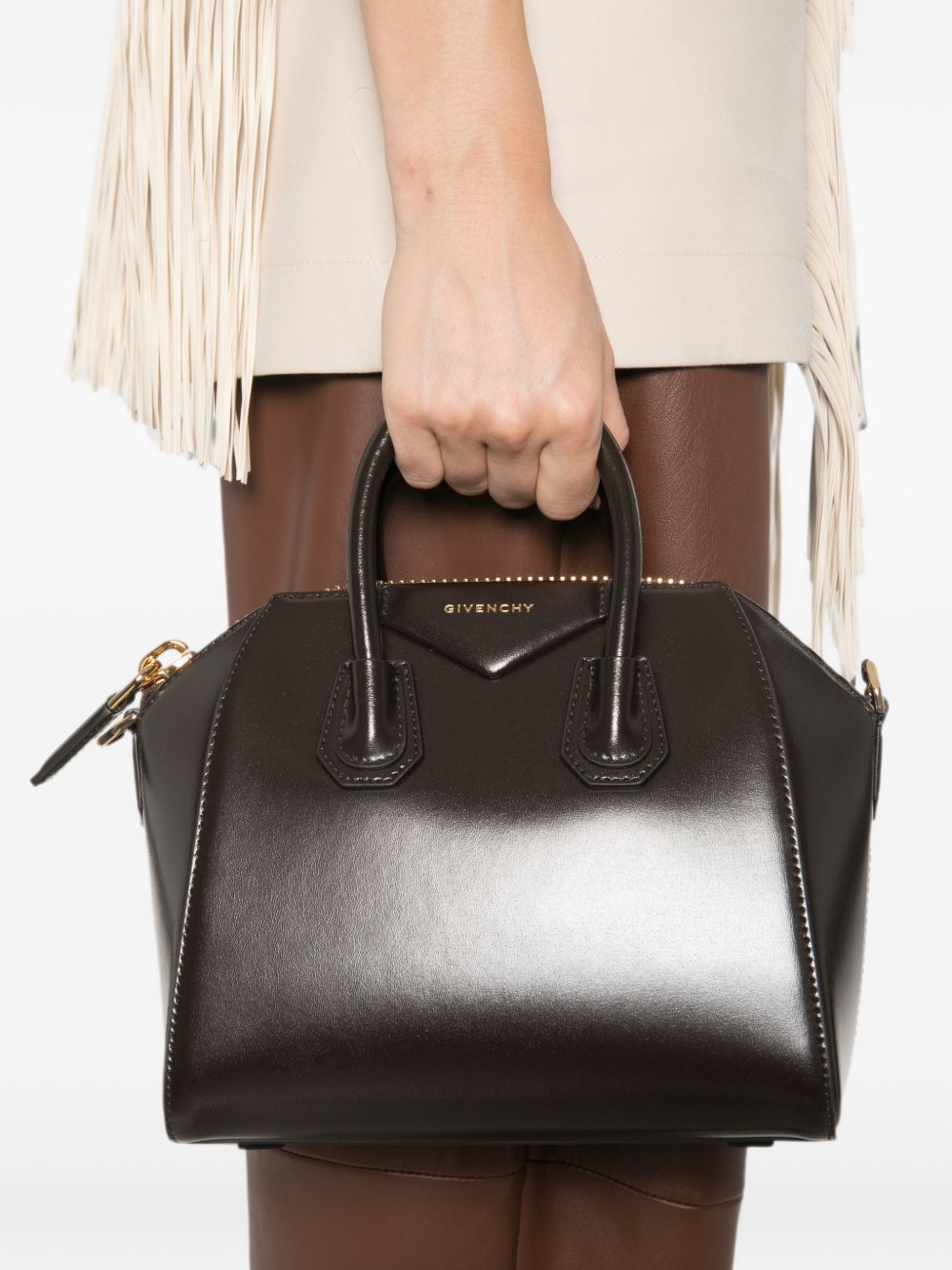 Mini Antigona bag in Box leather BB5148B13A 206 GIVENCHY