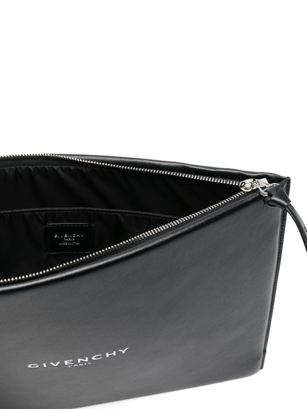 Stamped large pouch in leather BK60FXK21L 001 GIVENCHY