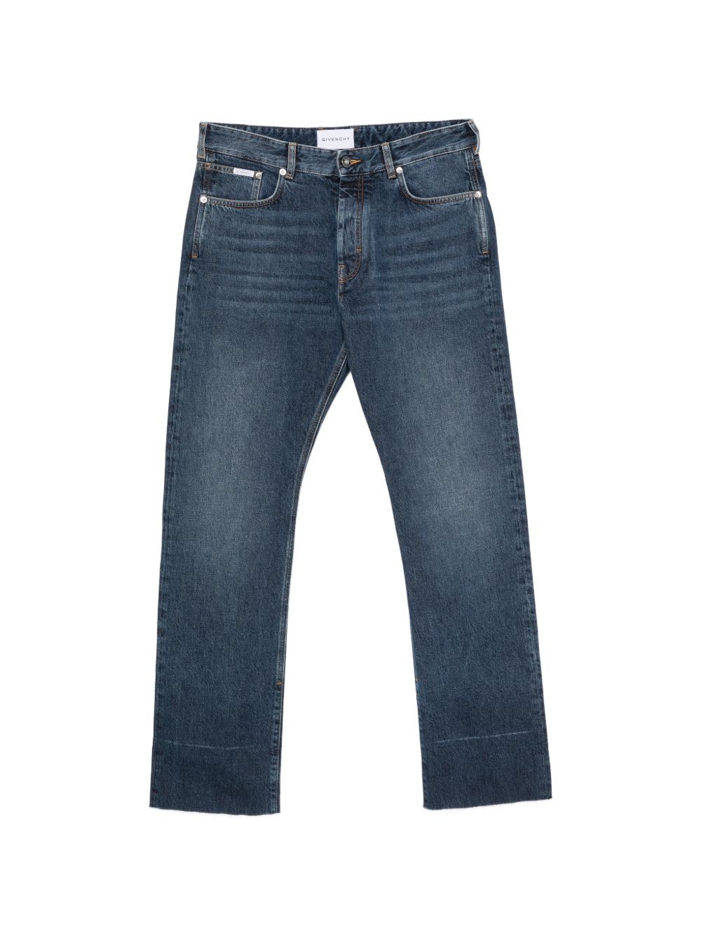 Straight fit jeans with raw details BM51SG5YDS 053 GIVENCHY