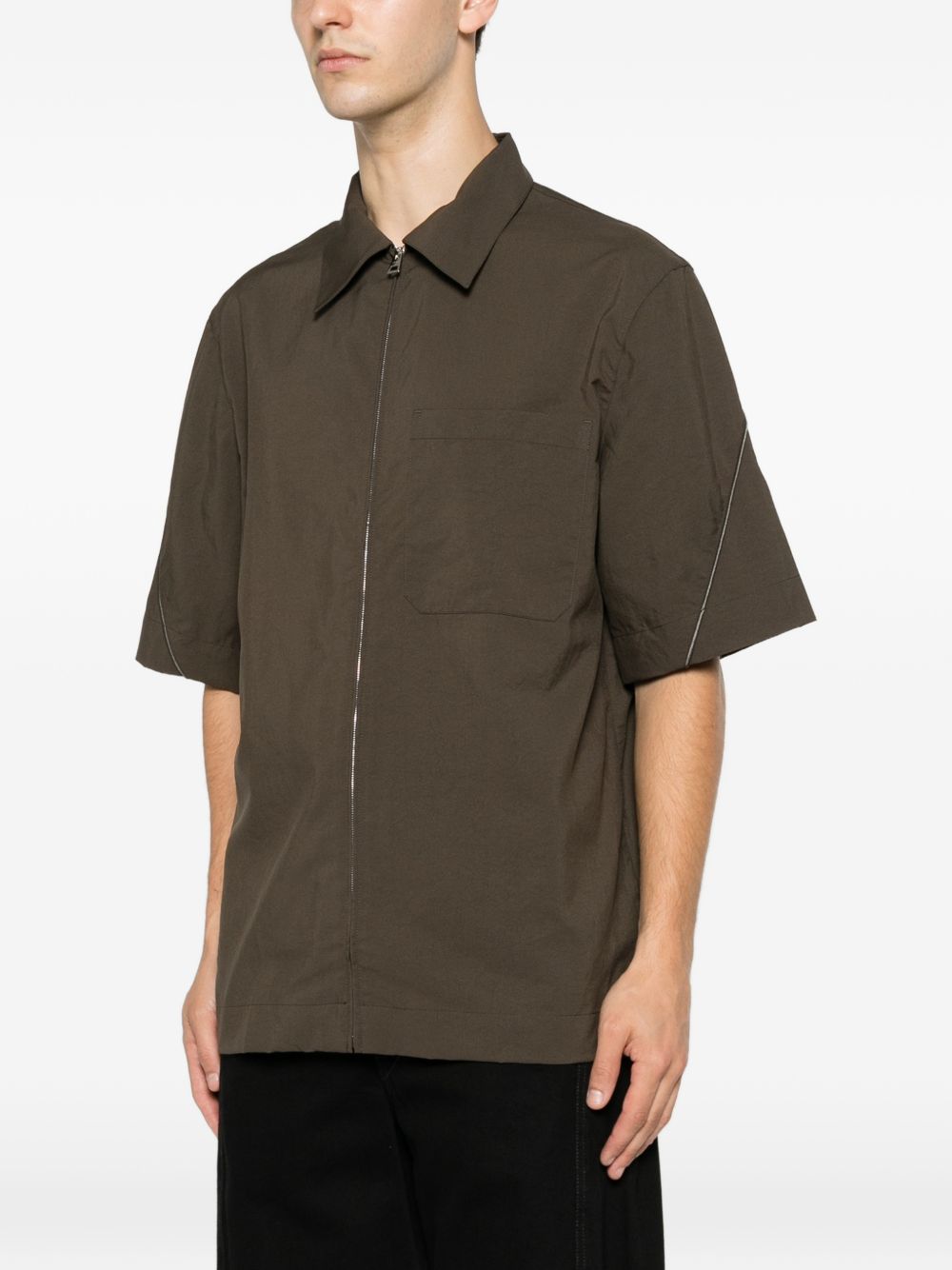 Couture Seam zipped shirt BM61AD16RK 202 GIVENCHY