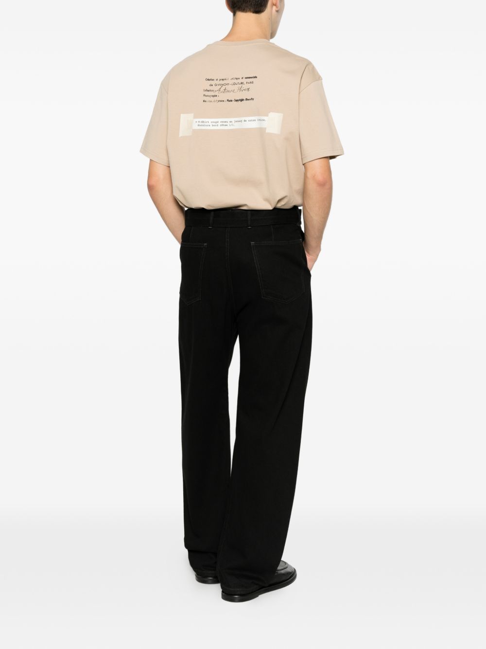 T-shirt in cotton with Archives print BM71NK3YUE 250 GIVENCHY