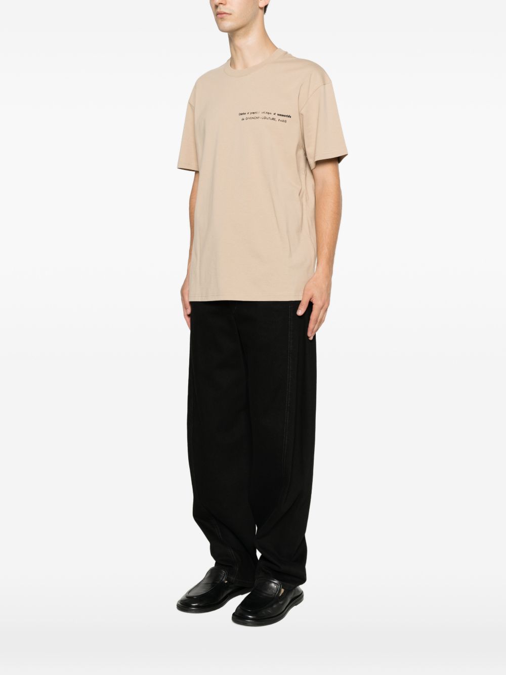 T-shirt in cotton with Archives print BM71NK3YUE 250 GIVENCHY