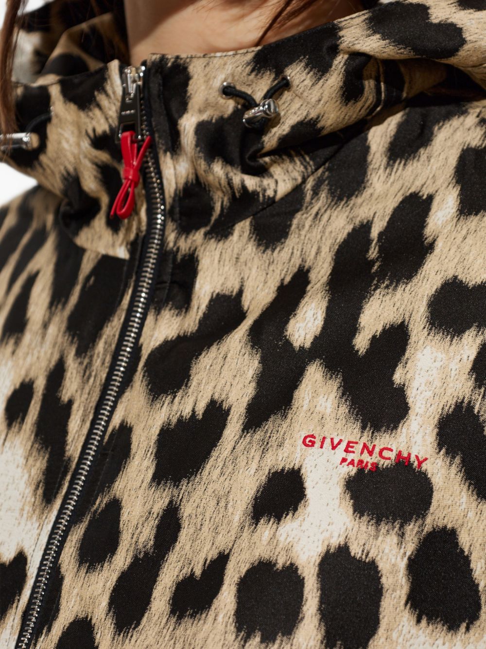 Windbreaker in leopard jacquard BW00W716VJ 250 GIVENCHY