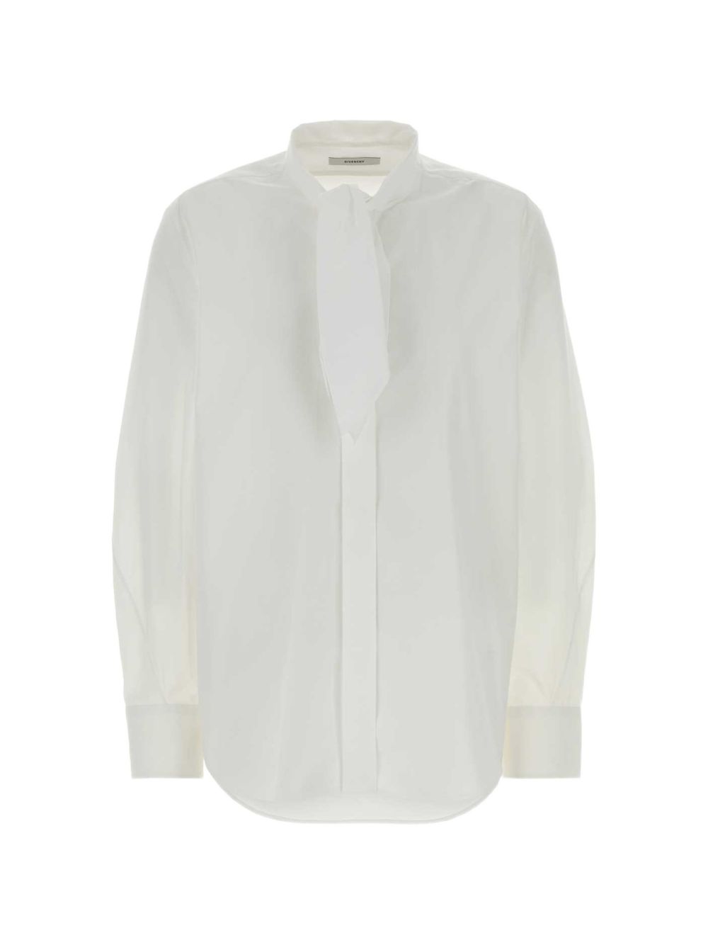 Cocoon shirt with bow BW61MG165R 100 GIVENCHY