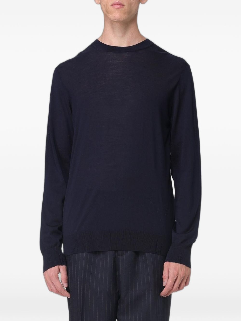 Round-neck virgin wool sweater GMP00947 P00066550501 GOLDEN GOOSE
