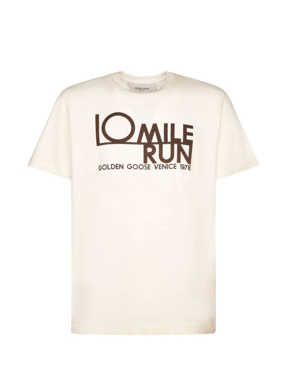 T-shirt in cotton with logo GMP01220 P00262111560 GOLDEN GOOSE