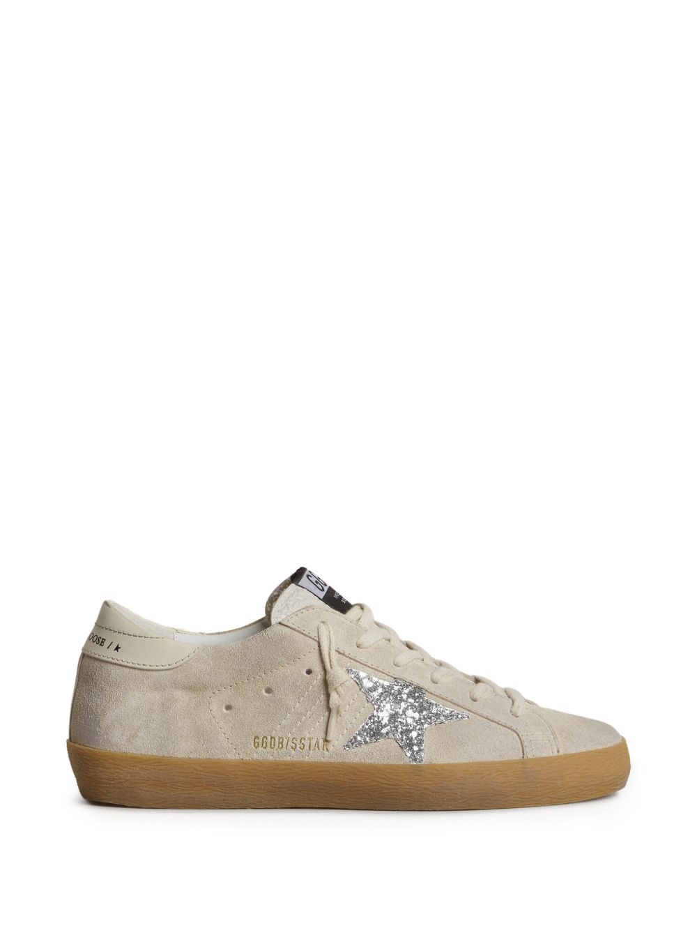 Super-Star with silver glitter star and leather heel tab GWF00101 F00720215751 GOLDEN GOOSE