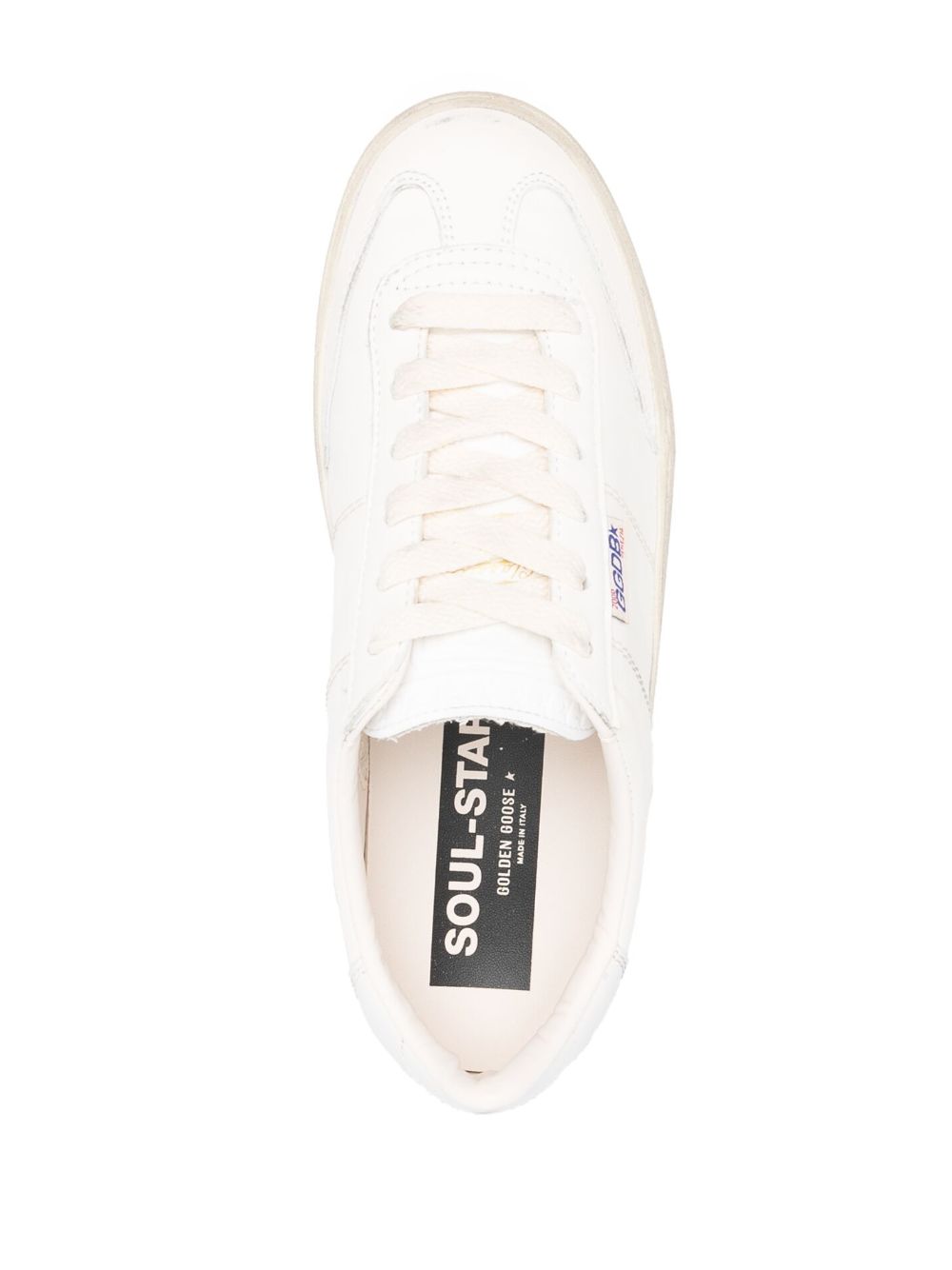 Soul Star in white nappa with white leather heel tab GWF00464 F00504911629 GOLDEN GOOSE