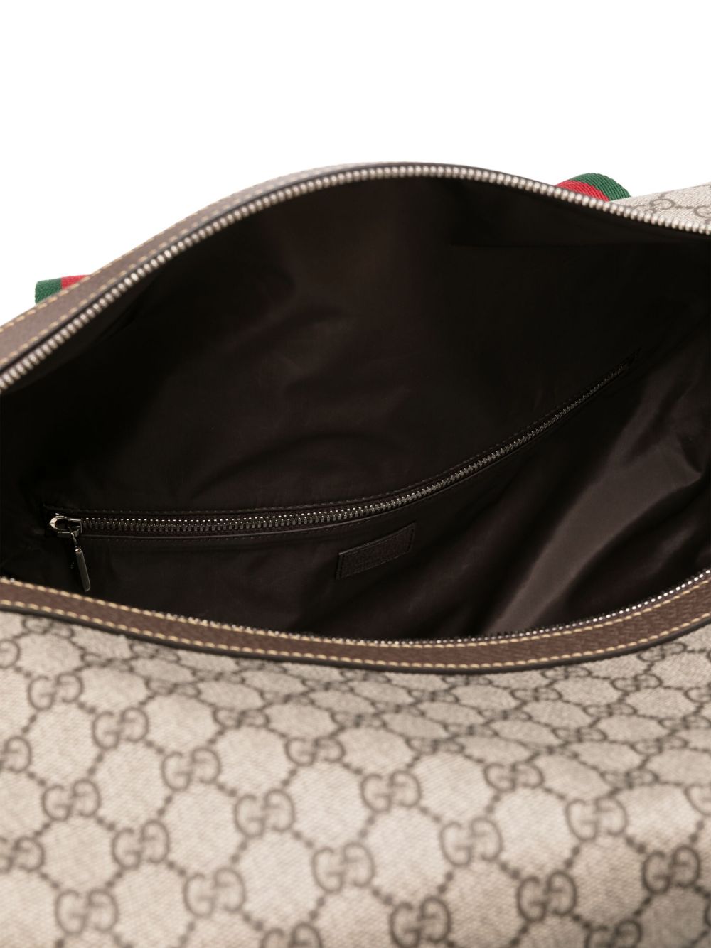 Medium duffle bag with Web 758664 FACK79768 GUCCI