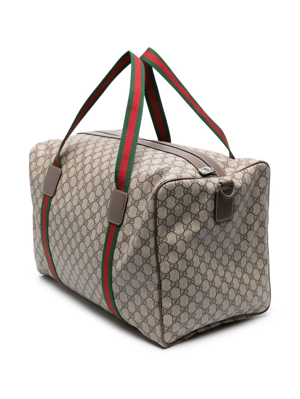 Medium duffle bag with Web 758664 FACK79768 GUCCI