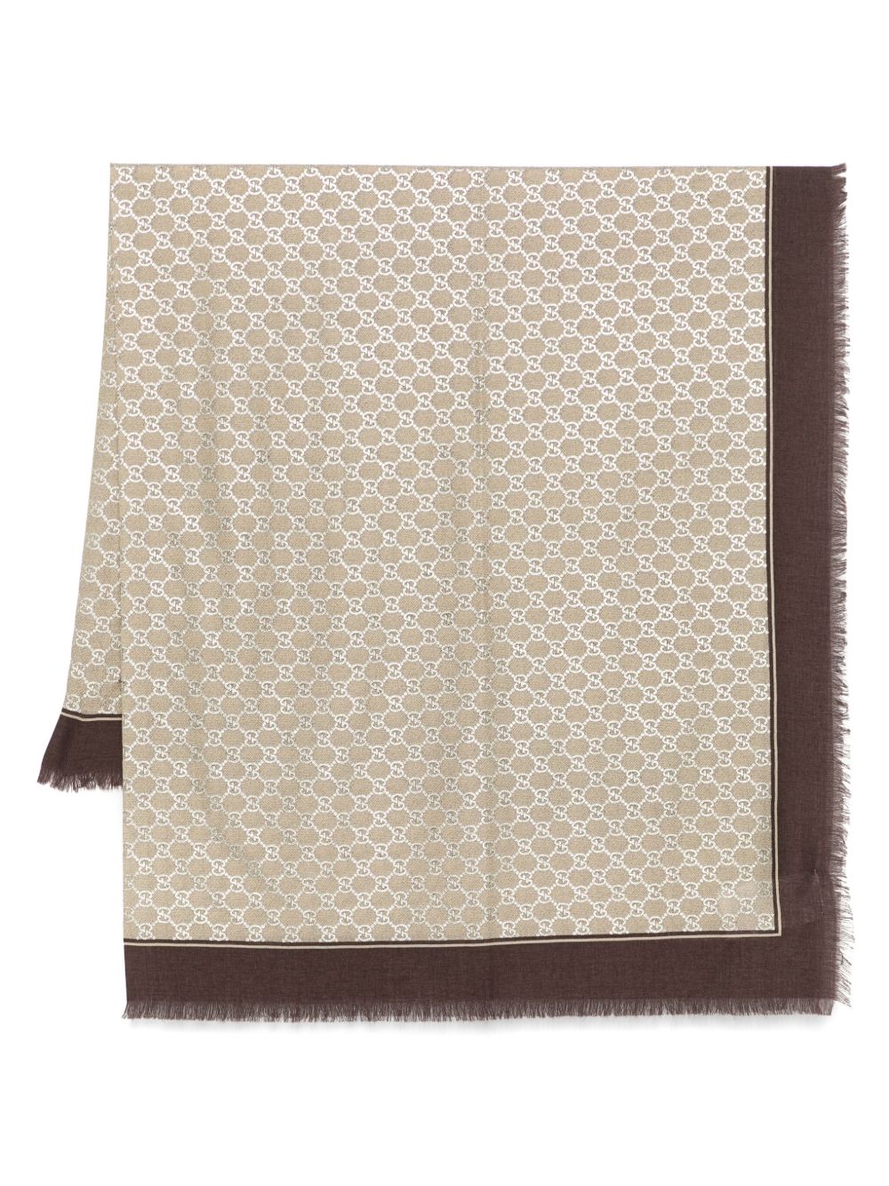 Laminated GG wool shawl 810022 3G3489865 GUCCI