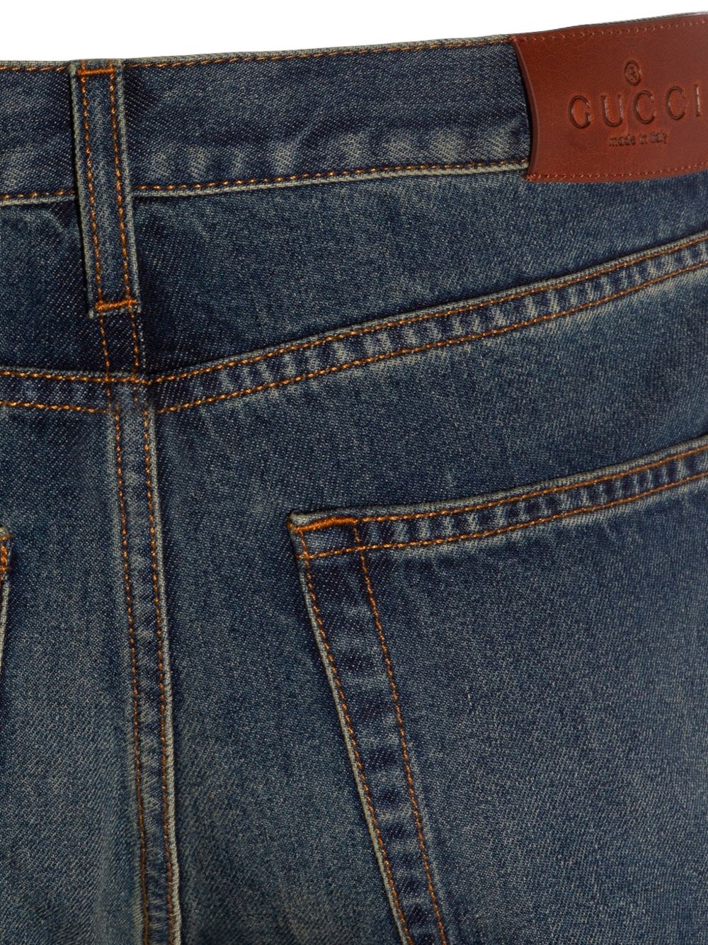 Cotton denim pants with Horsebit 864707 XDDFW4011 GUCCI