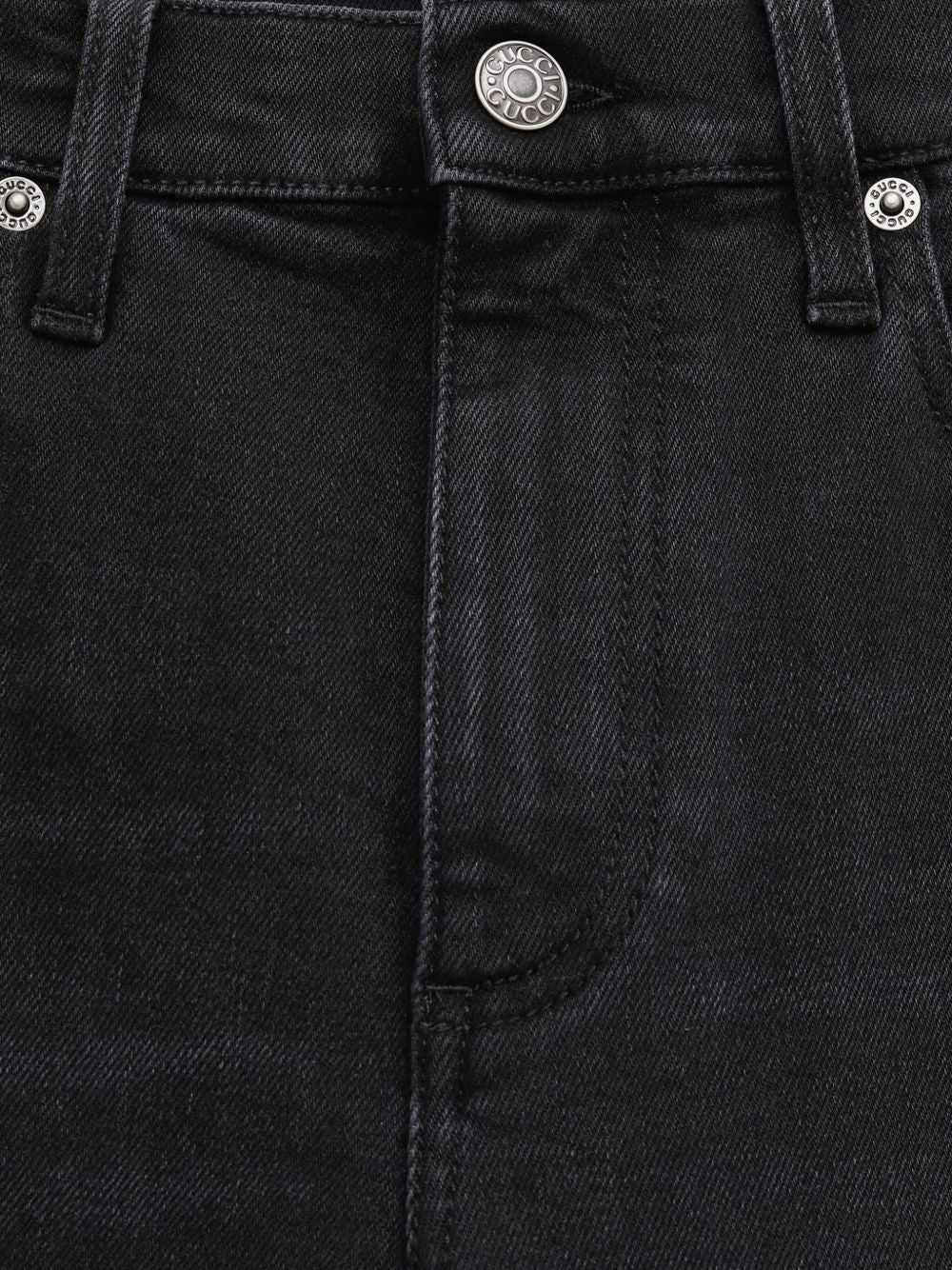 Washed cotton denim skinny pants 865596 XDDHR1000 GUCCI