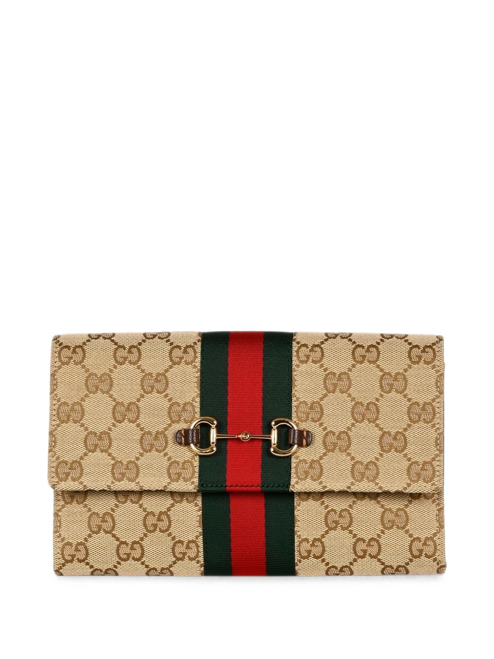 Horsebit Web wallet with strap 867120 FAF889645 GUCCI