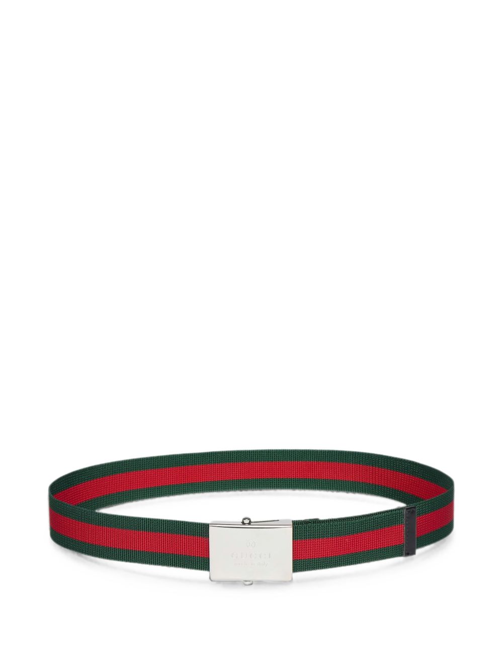 Web belt with rectangular buckle 874734 HAAPT8475 GUCCI
