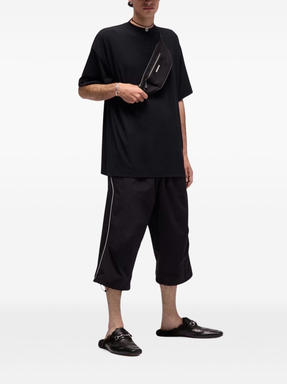 Modal jersey T-shirt with print A000F5 XJIFV1152 GUCCI