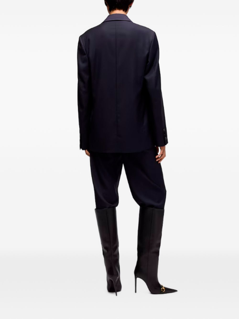 Light wool double-breasted jacket A0068Z ZAVMD4294 GUCCI
