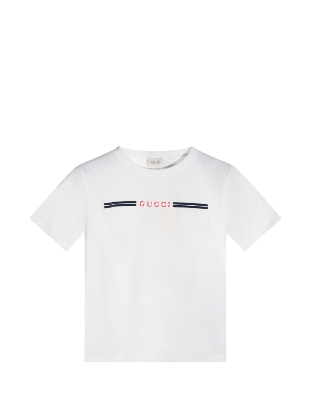 Cotton T-shirt with print 575114 XJHXI9214 GUCCI KIDS