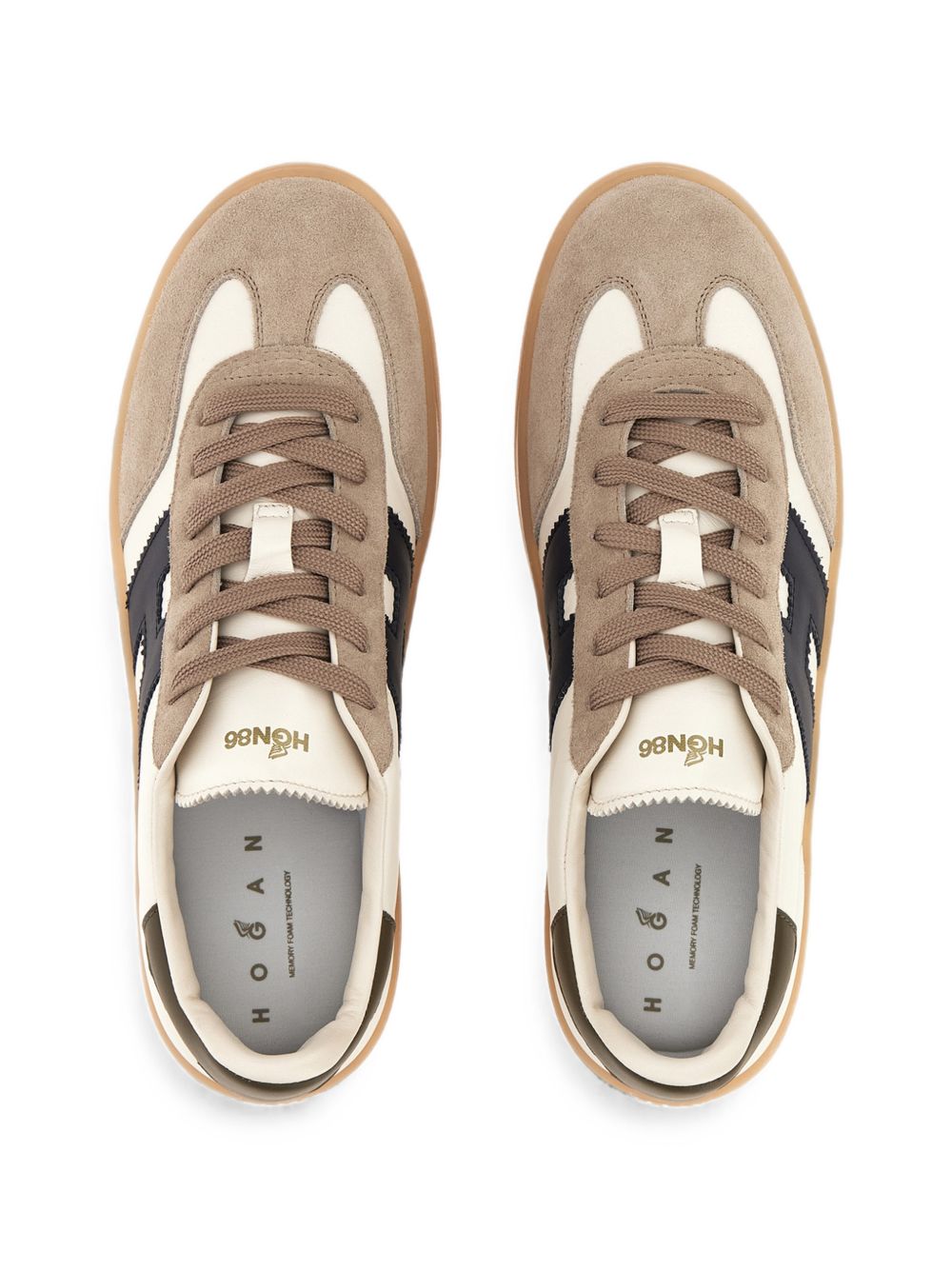 COOL suede-panelled sneakers HXM6470FB60UHC 964M HOGAN