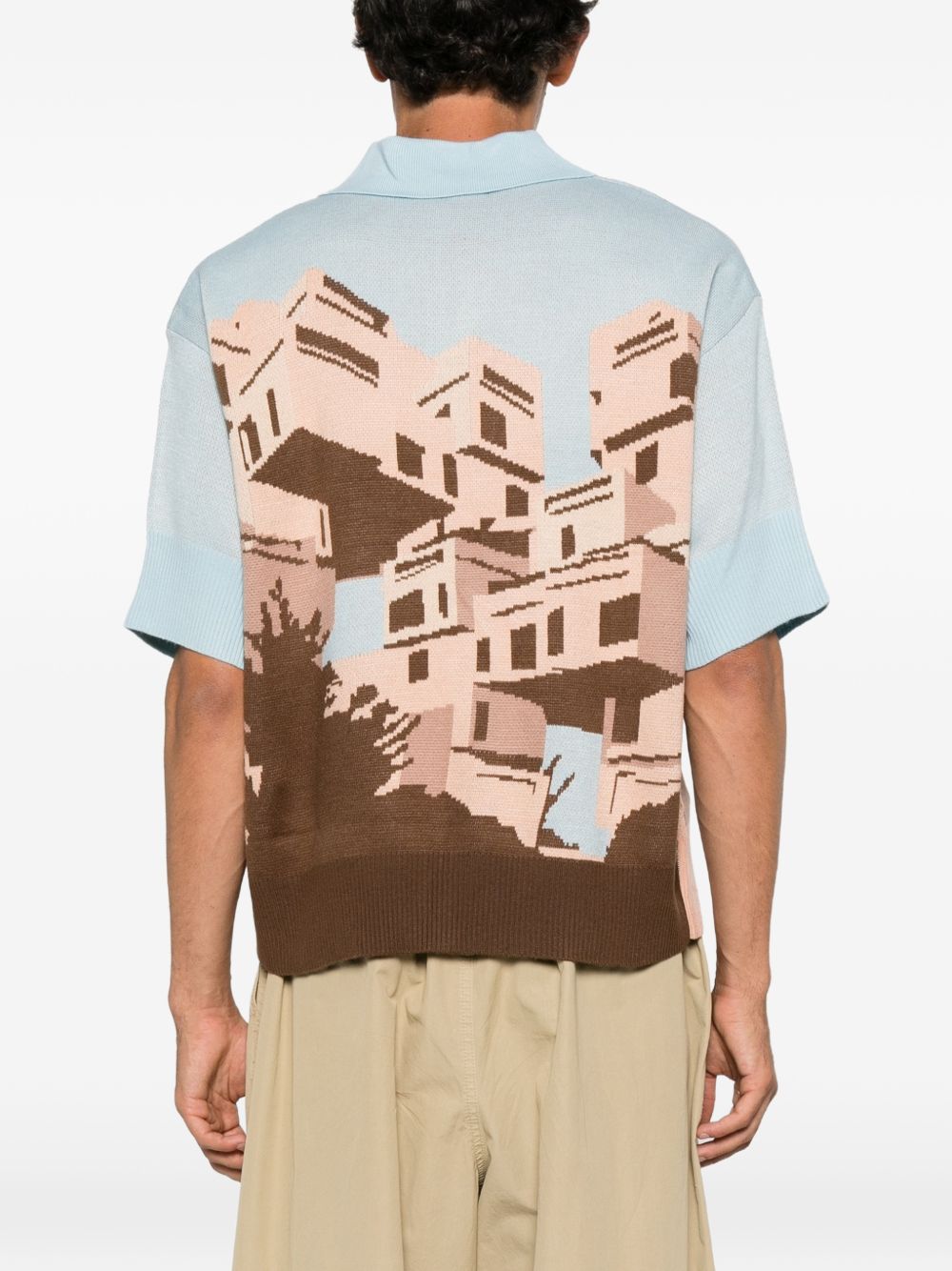 Logo-embroidered polo shirt HEFW26PO01293 0092 HOUSE OF ERRORS