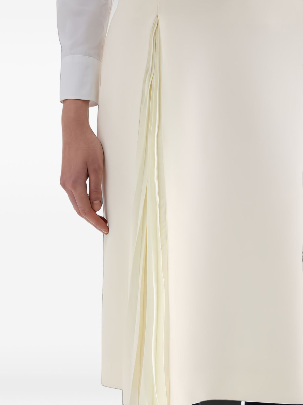 Wool Sablé Pleated Skirt J02MA0402 J40356102 JIL SANDER