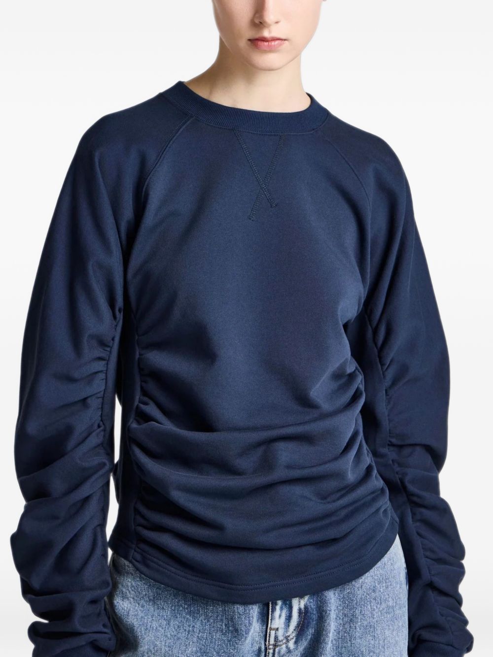 Ruched raglan-sleeve sweater JW0278 PG2010888 JW ANDERSON