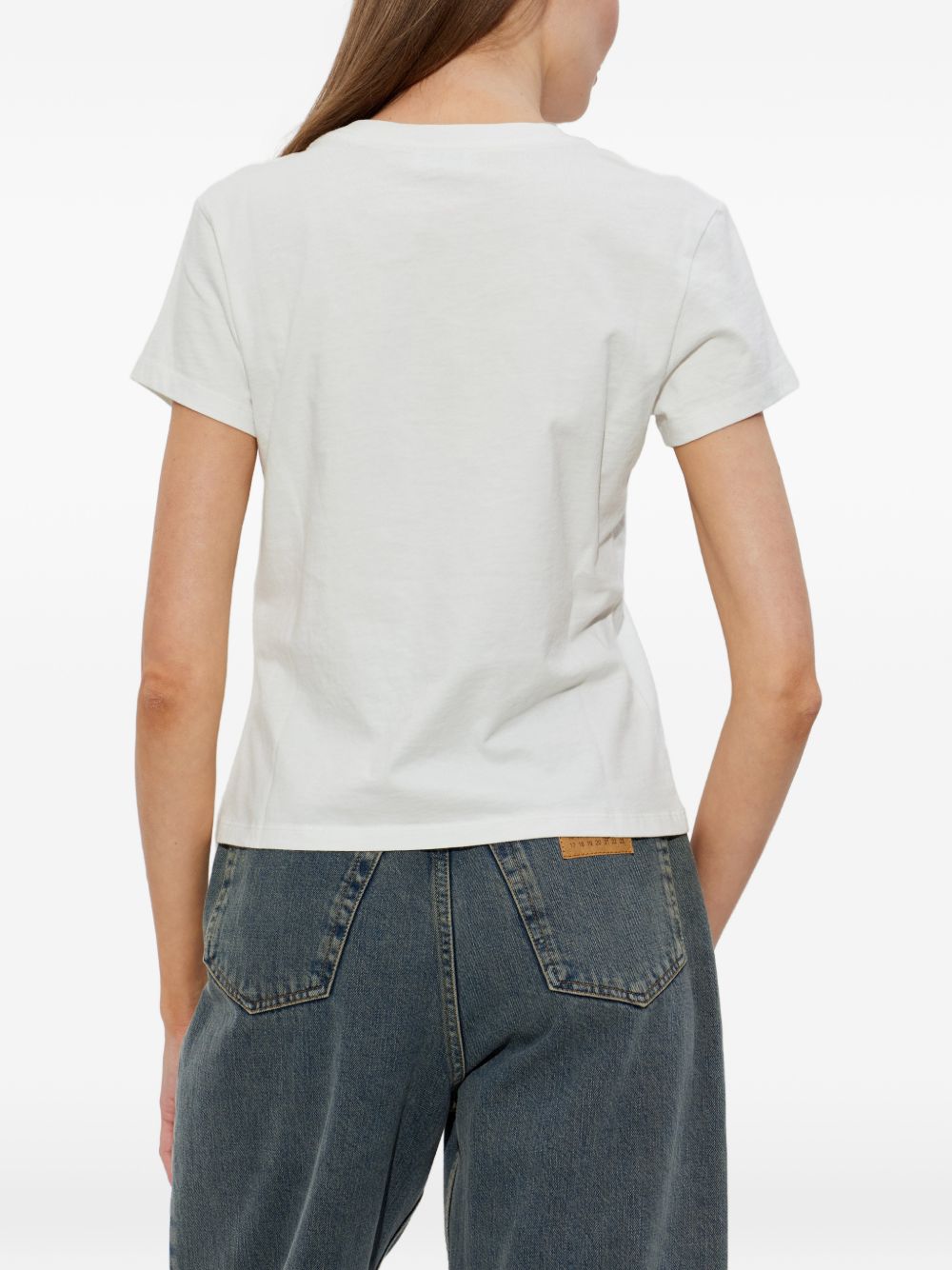 Signature logo-embroidered cotton T-shirt FG62TS2624SG 02 KENZO