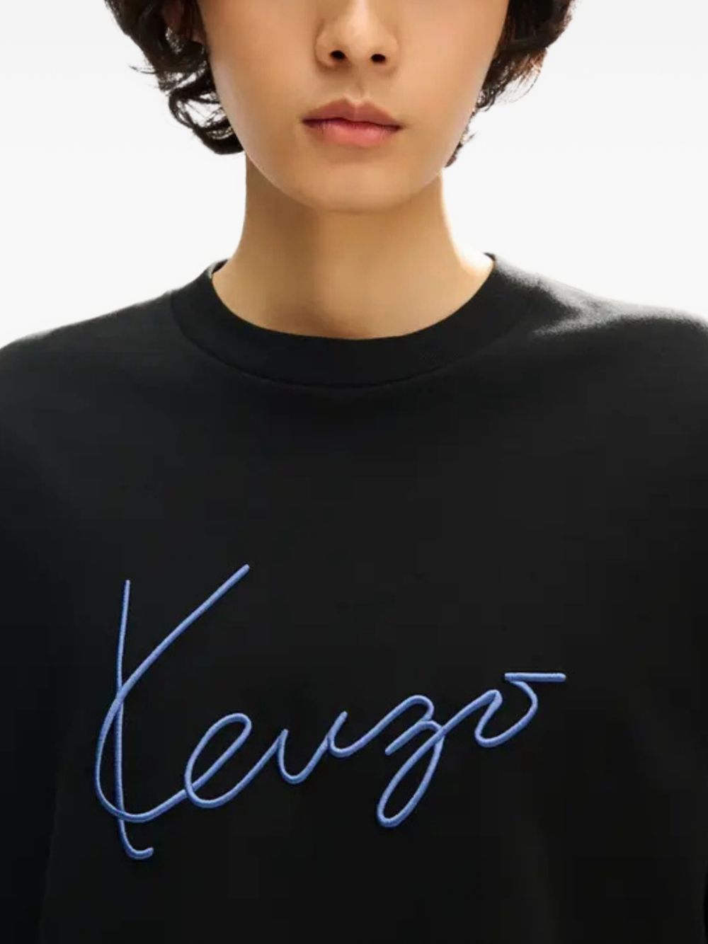 Logo-embroidered shirt FG65TL3614SG 99J KENZO