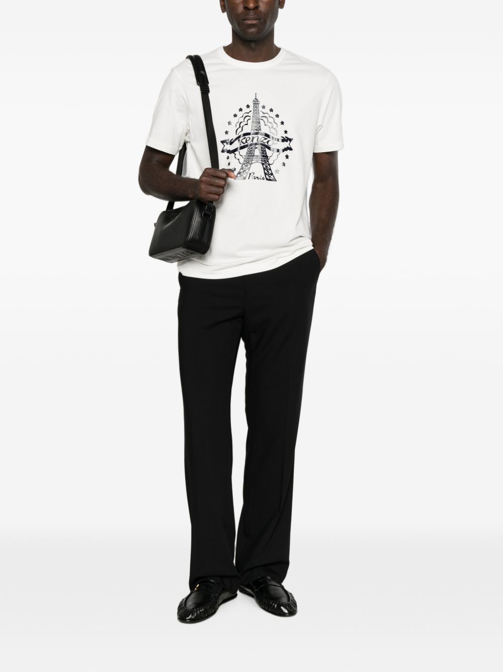 Eiffel Tower T-shirt FG65TS1664SG 02 KENZO