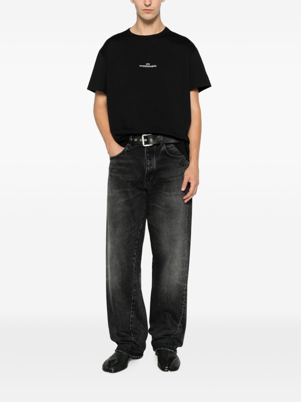 distorted logo T-shirt S50GC0736 S22816900 MAISON MARGIELA