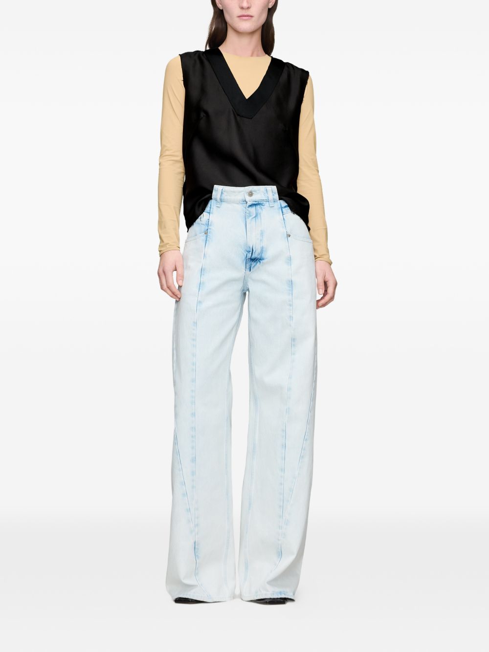 Bleached Spliced Jeans S51LA0189 M30045961 MAISON MARGIELA