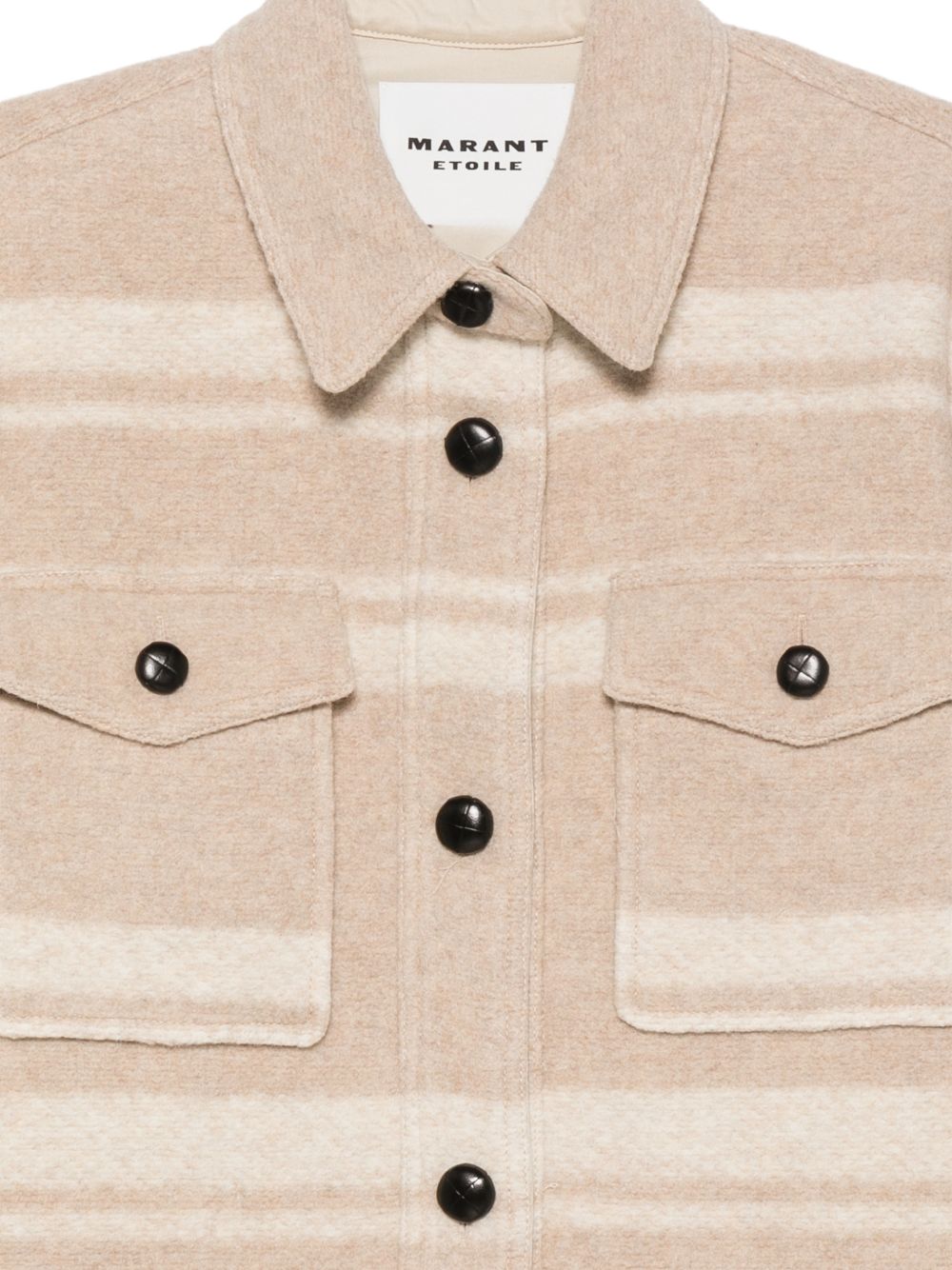 HARVELI horizontal-stripe shirt MA0020FG D3D02E23SD MARANT ÉTOILE