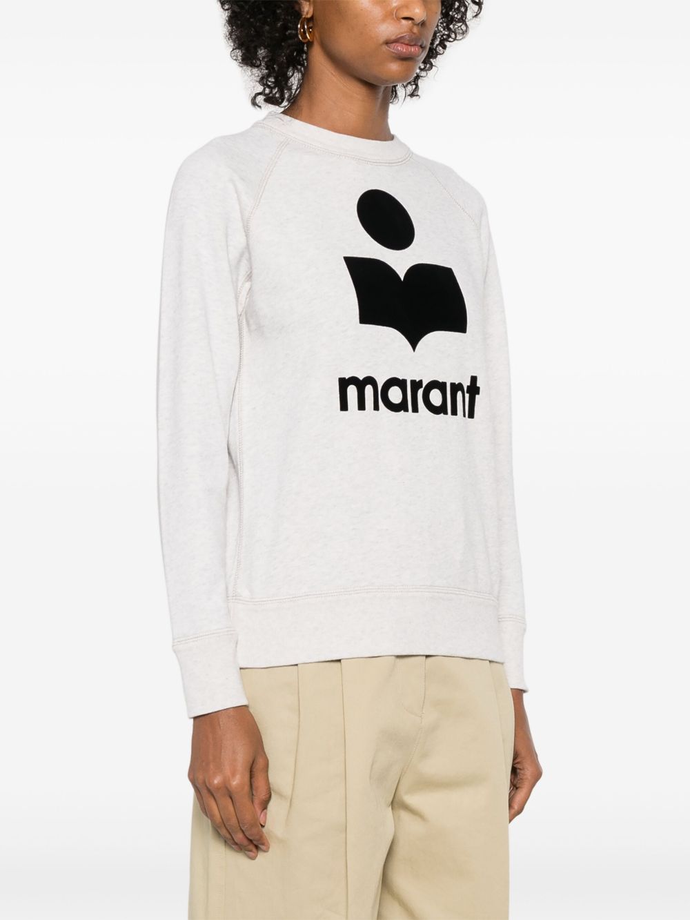 MILLYNY logo-print sweatshirt SW0160FA A1M07E23EC MARANT ÉTOILE