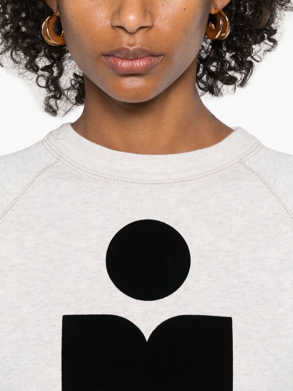 MILLYNY logo-print sweatshirt SW0160FA A1M07E23EC MARANT ÉTOILE