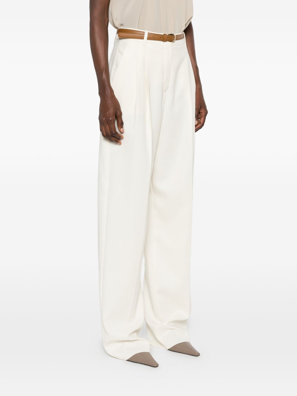 Adunco pleated pressed-crease trousers 2626136081 MSTADUNCO011 MAX MARA STUDIO