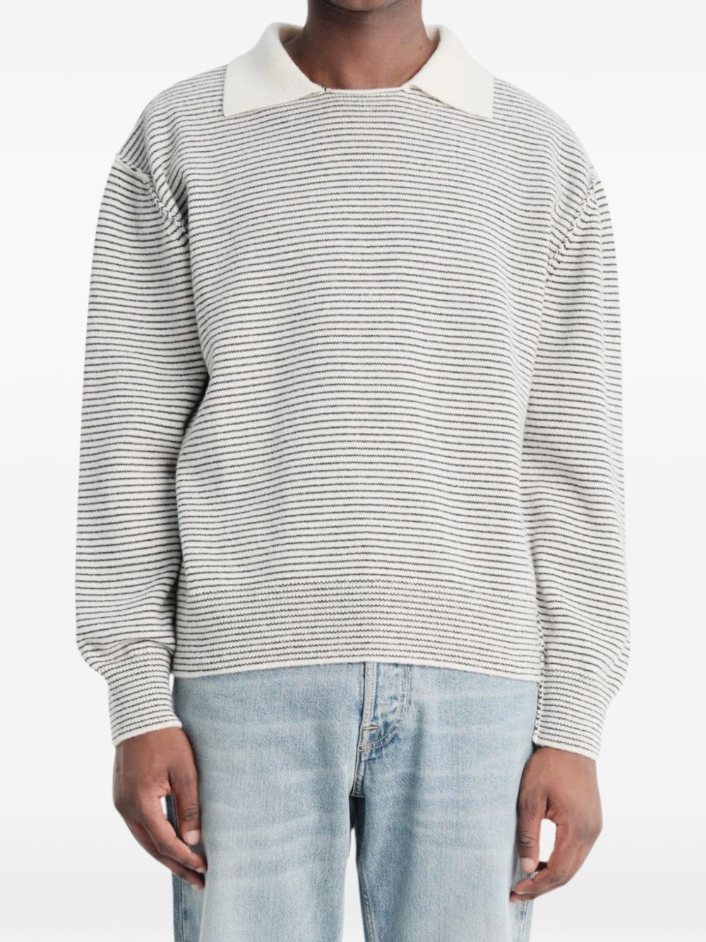 Men's charming sweater M326-042 MARINASTRIPE MFPEN