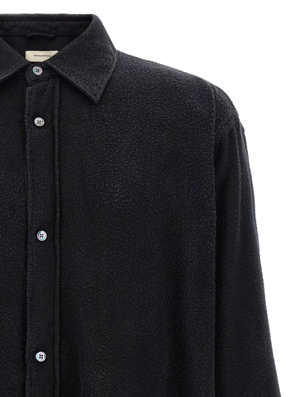 Men's GAMBLER shirt M326-074 BLACKFUZZTENCEL MFPEN