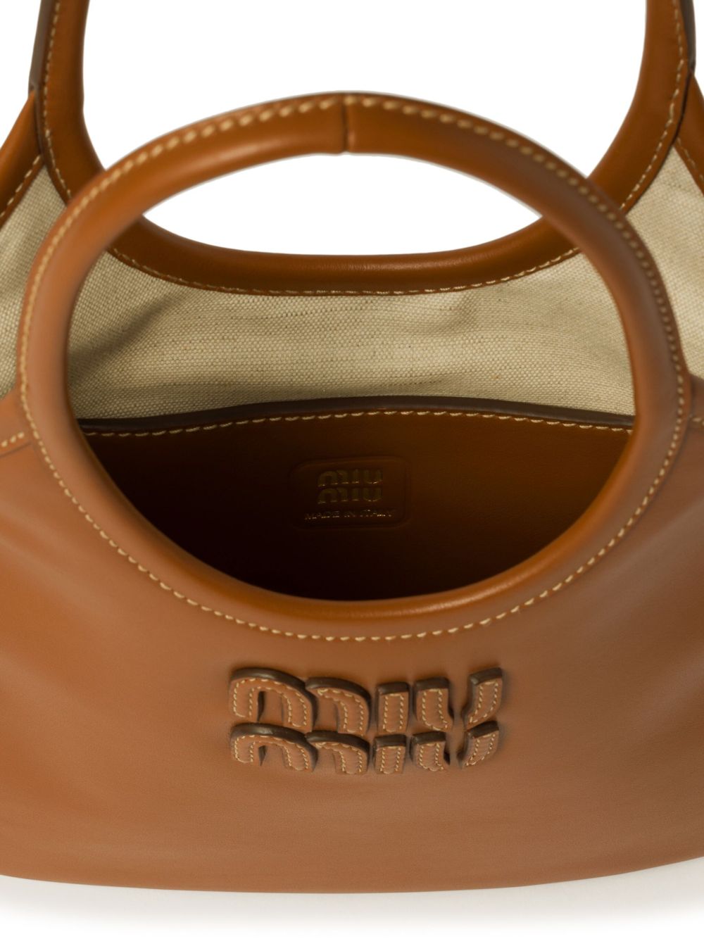 Ivy leather handbag 5BA2812CRW V-OLNF0046 MIU MIU