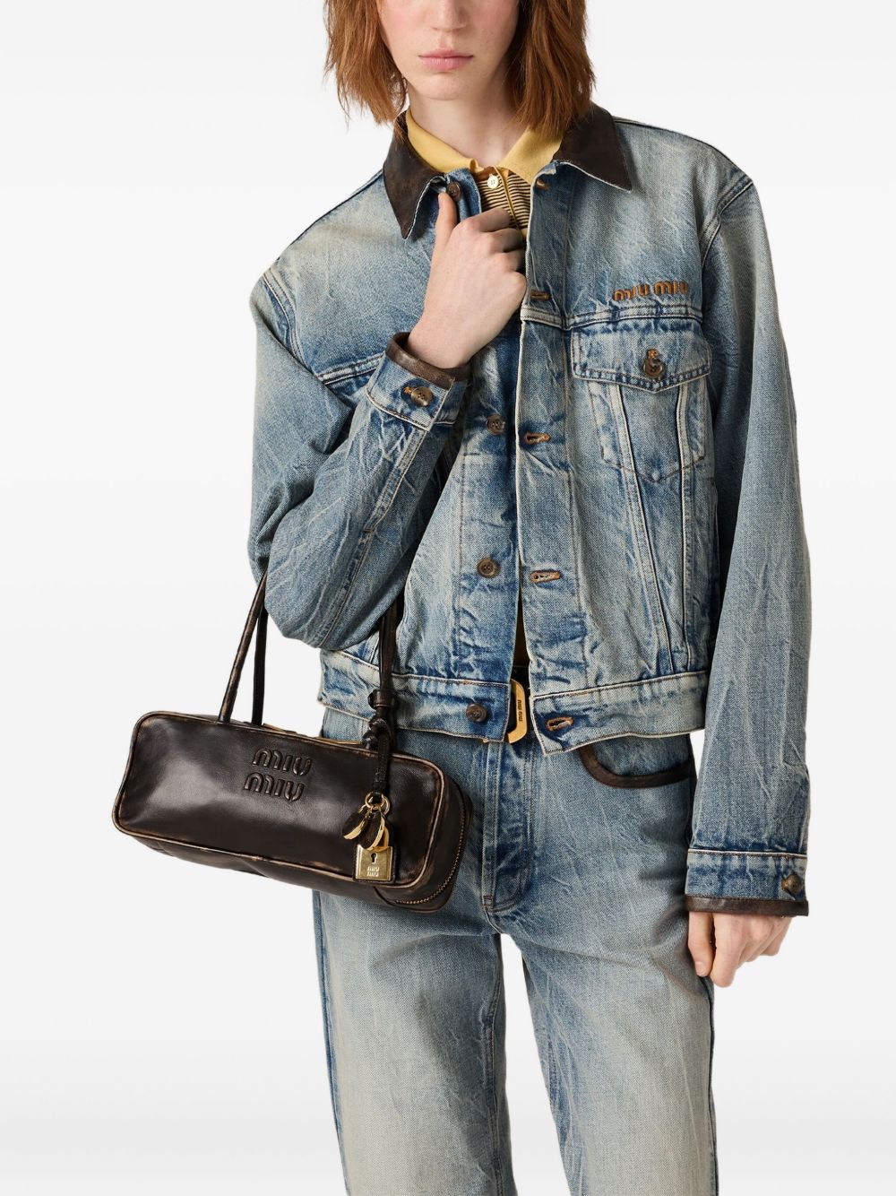 BEAU small nappa leather bag 5BB173AF6P V-OTMF0201 MIU MIU