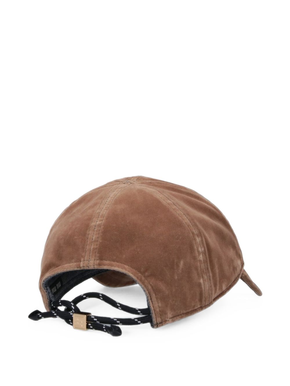 Velvet baseball cap 5HC3692CUA F0844 MIU MIU
