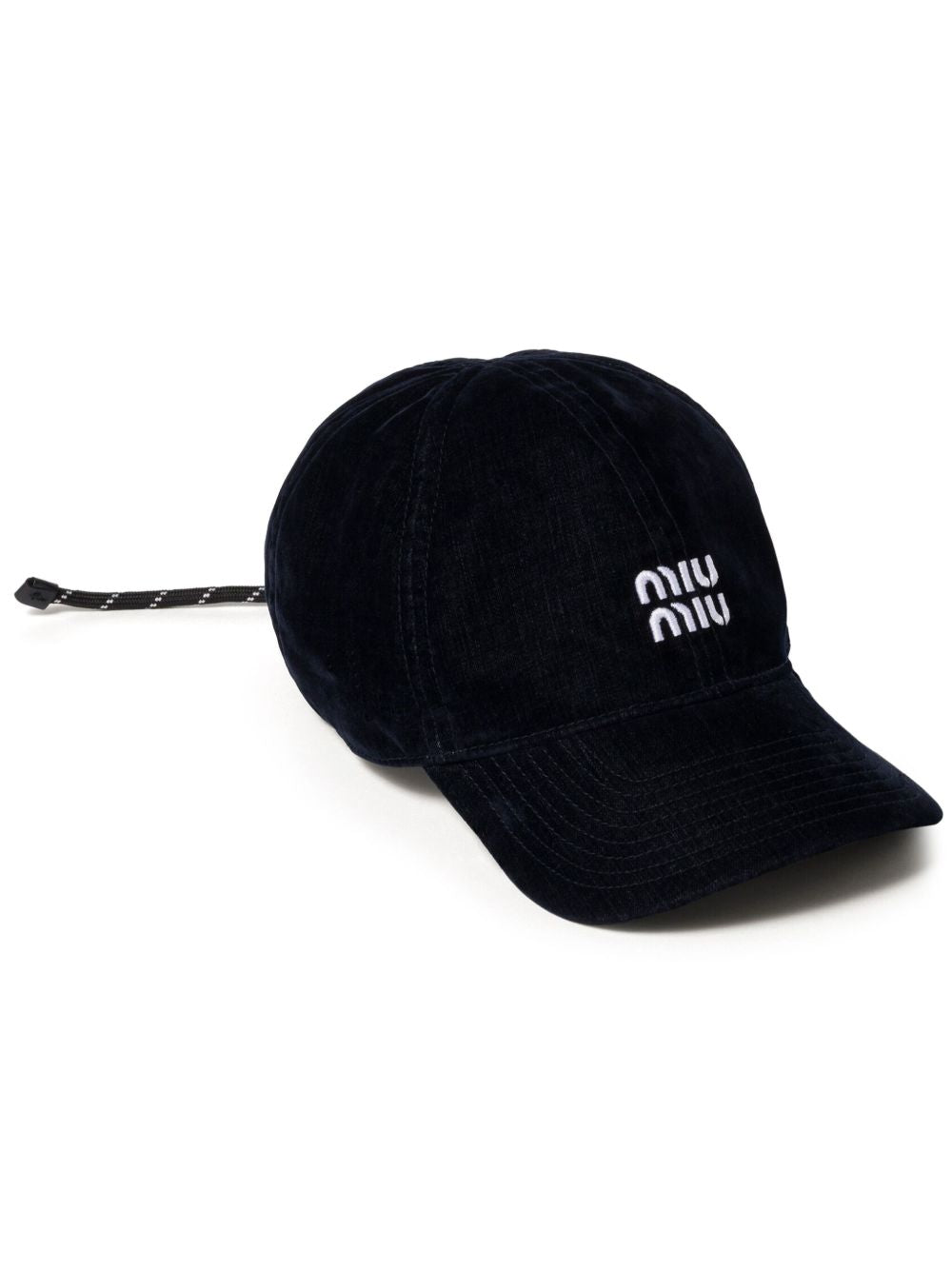 Velvet baseball cap 5HC3692CUA F0Q10 MIU MIU