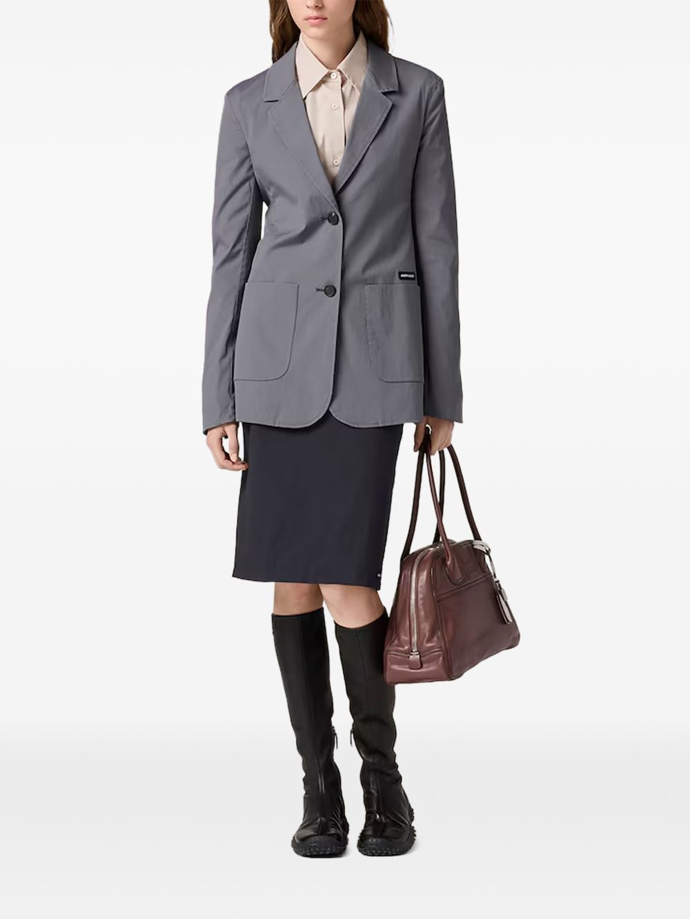Stretch poplin skirt MG27766472 S-OOOF0002 MIU MIU